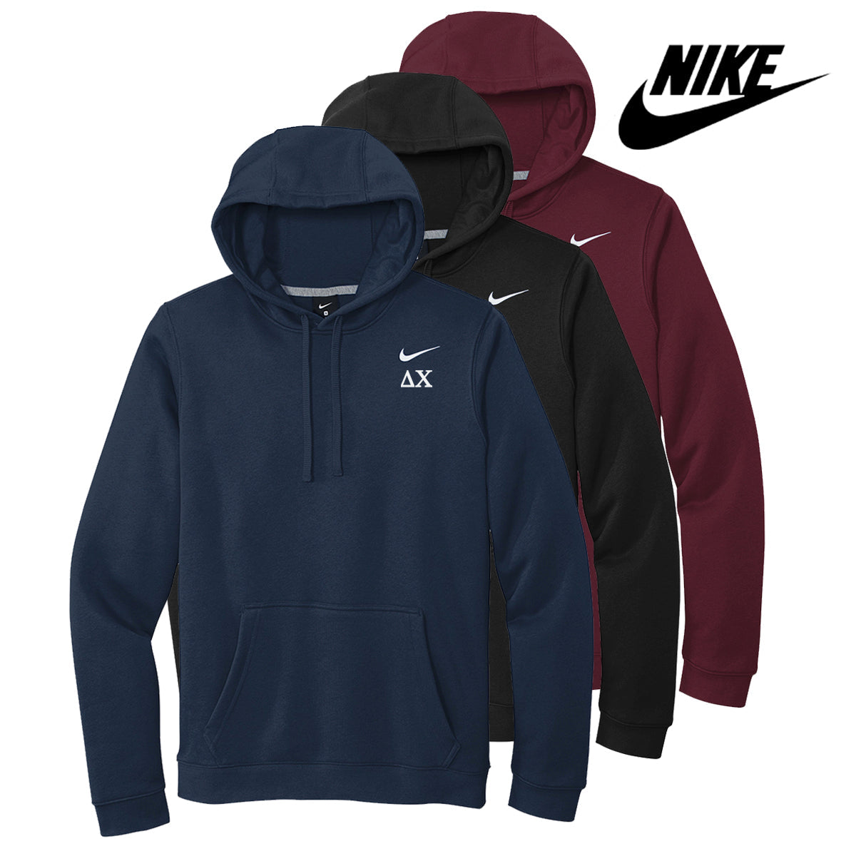 Delta Chi Nike Embroidered Hoodie