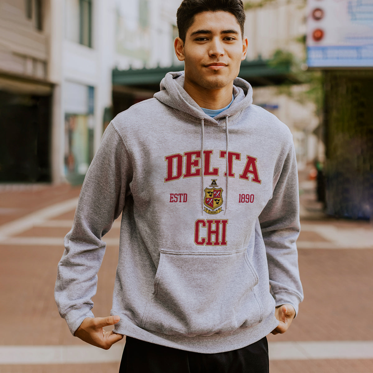 Delta Chi Classic Crest Hoodie