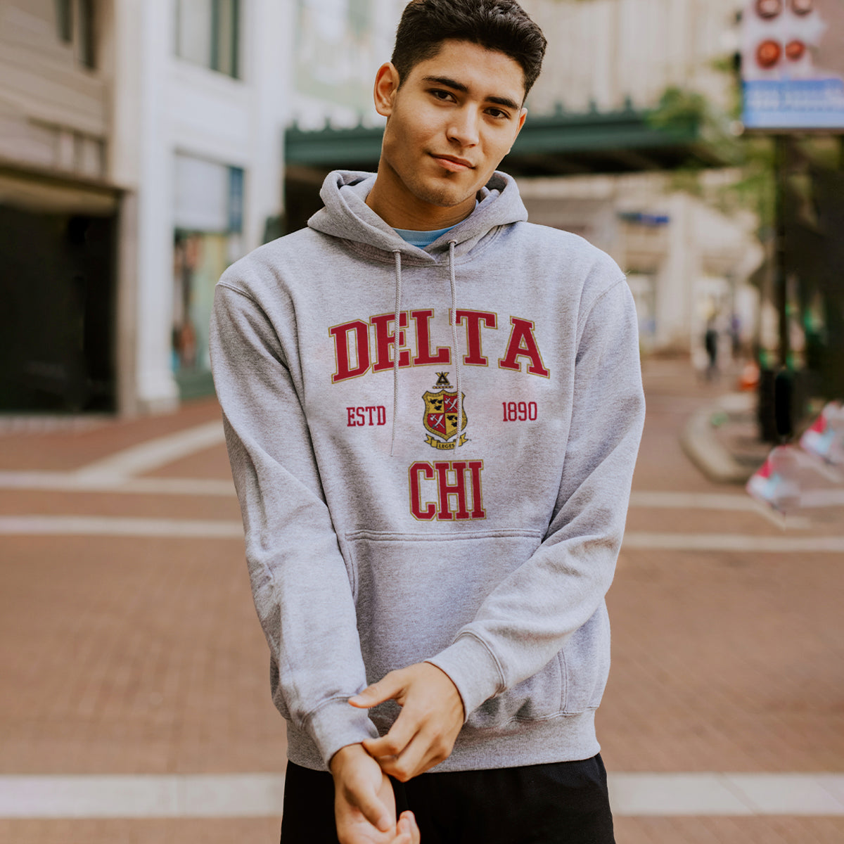 Delta Chi Classic Crest Hoodie