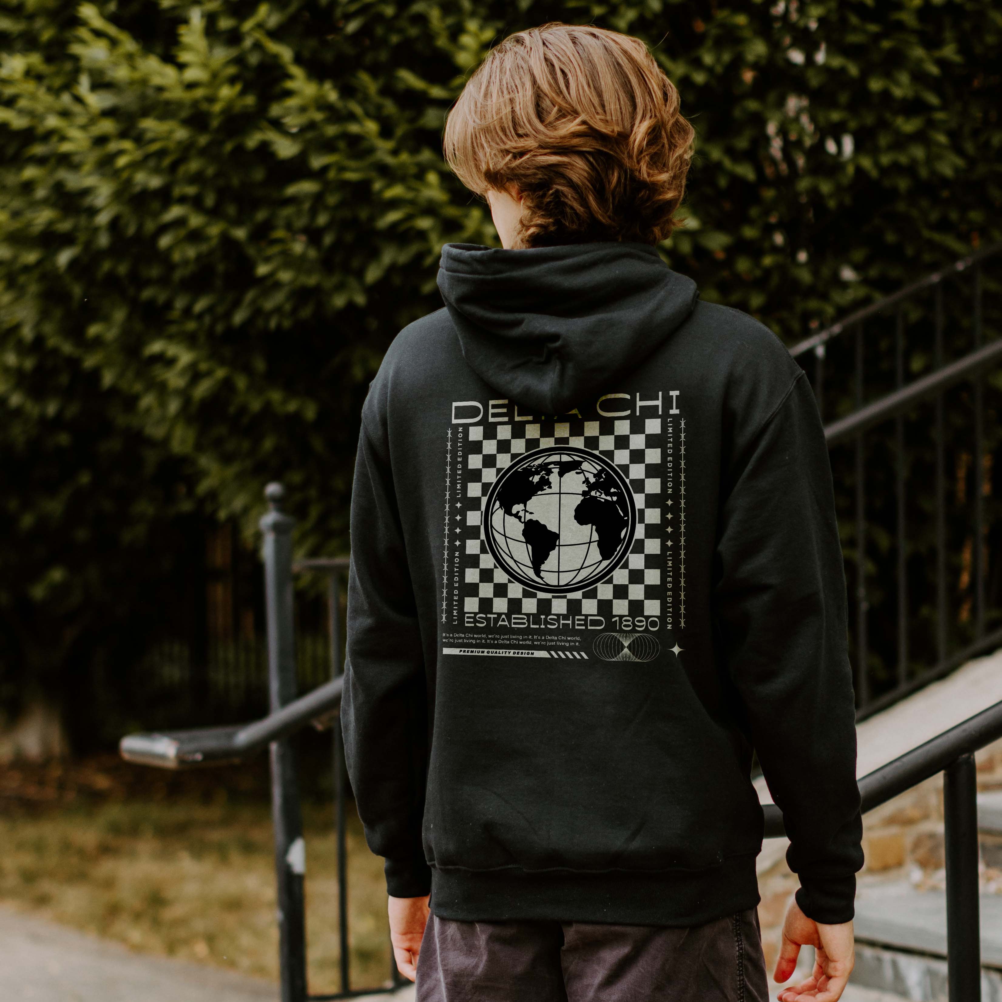 Delta Chi Graphic Streetwear Hoodie