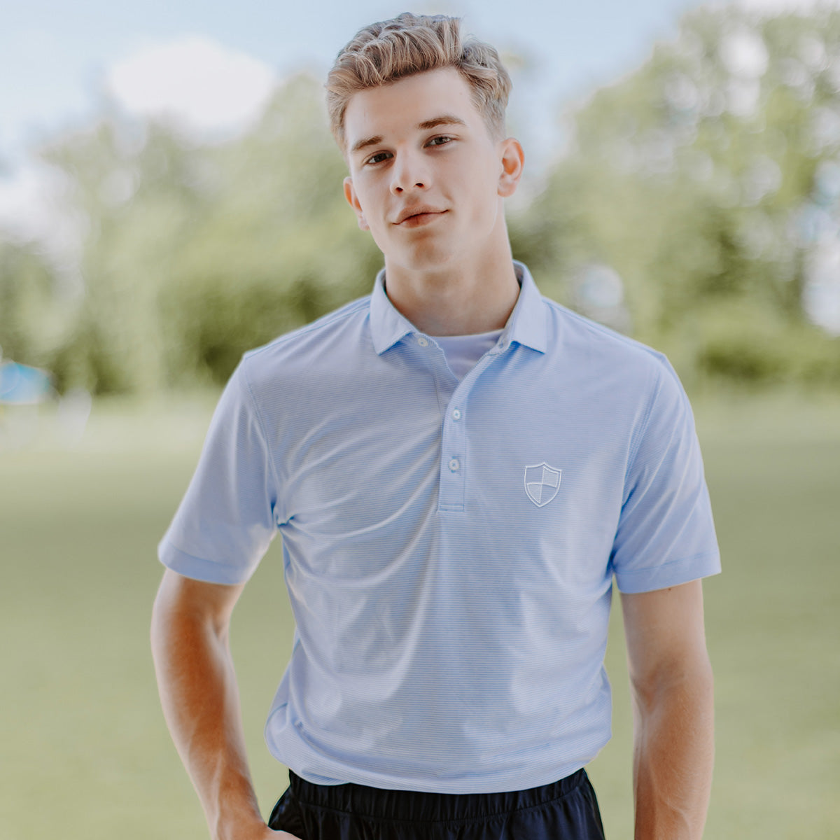 New! Delta Chi Johnnie-O Striped Polo Delta Chi
