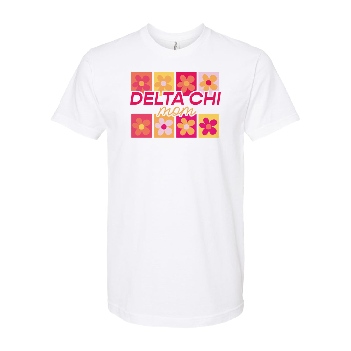 New! Delta Chi Blooming Proud Mom Short Sleeve Tee