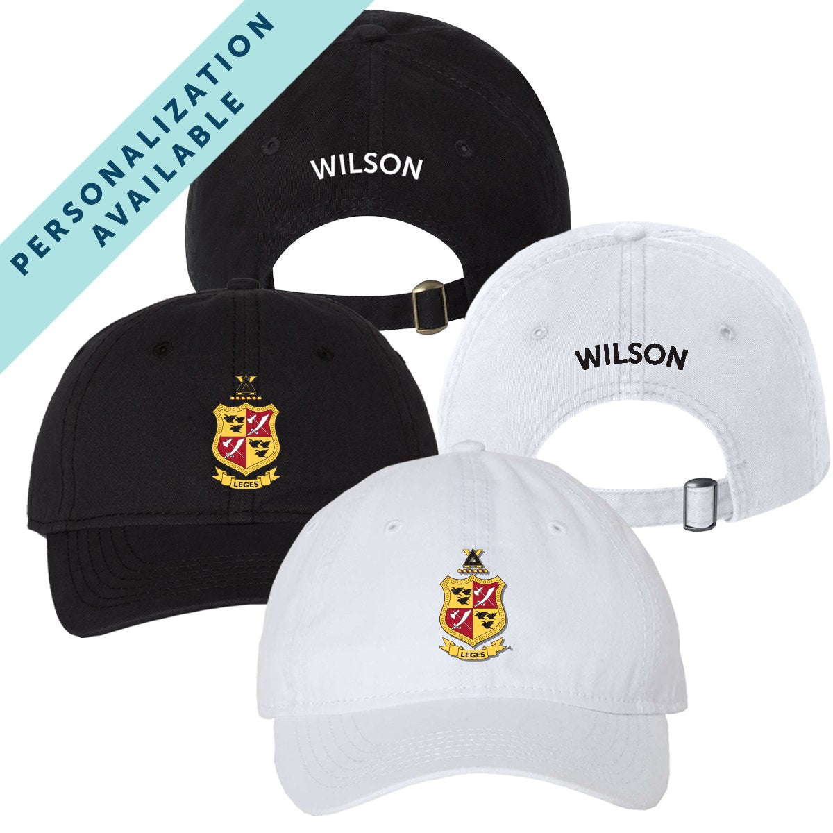 Delta Chi Classic Crest Ball Cap | Delta Chi | Headwear > Billed hats