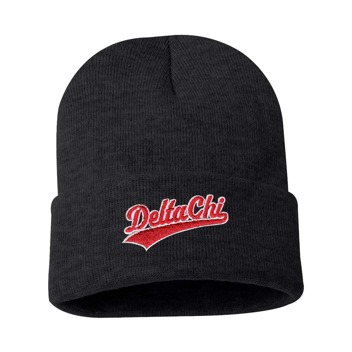Delta Chi Signature Charcoal Beanie