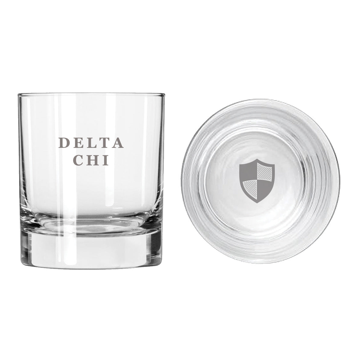 Delta Chi Fraternity Legacy Rocks Glass