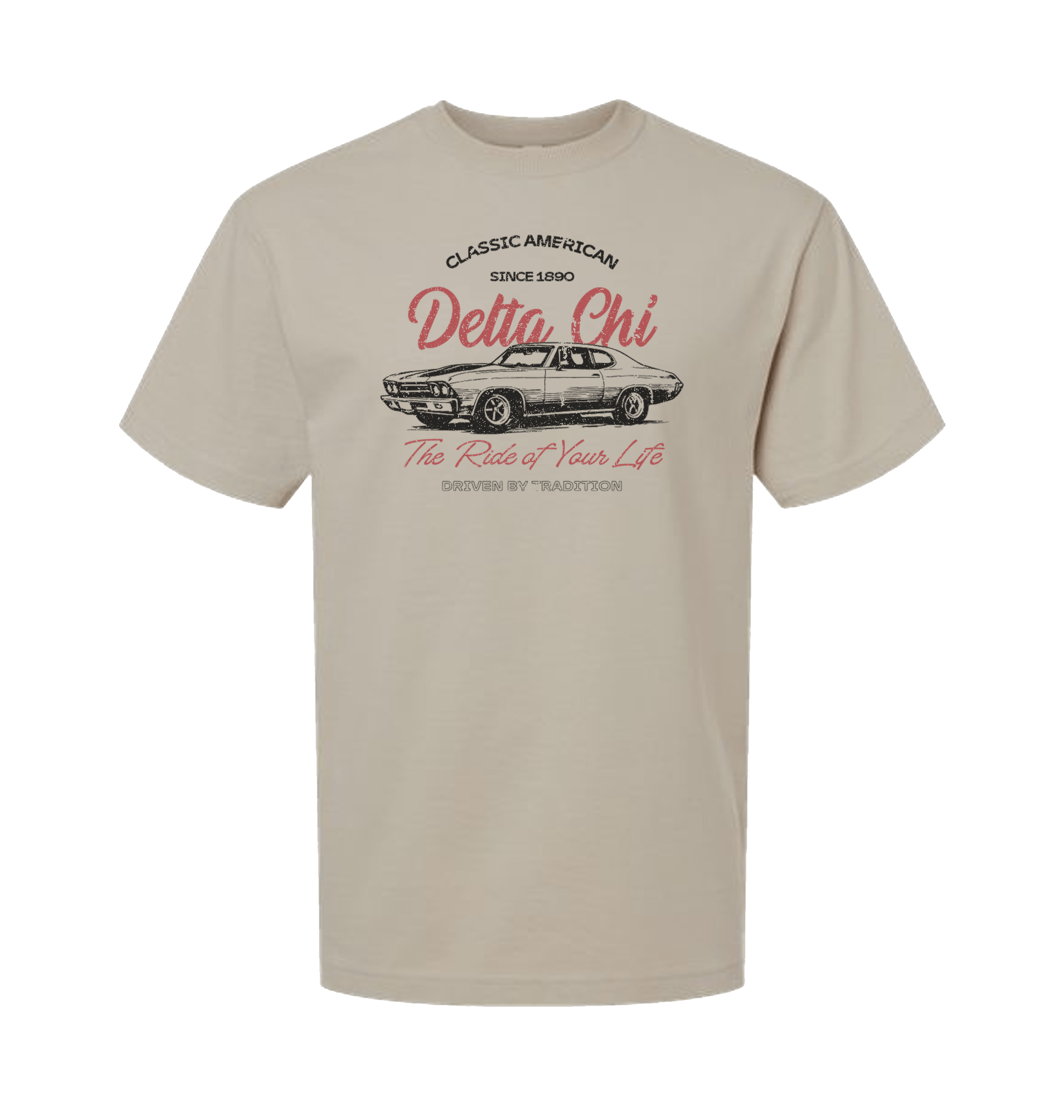 Bone Printed Premium T-Shirt Front