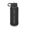 Black Water Bottle Front