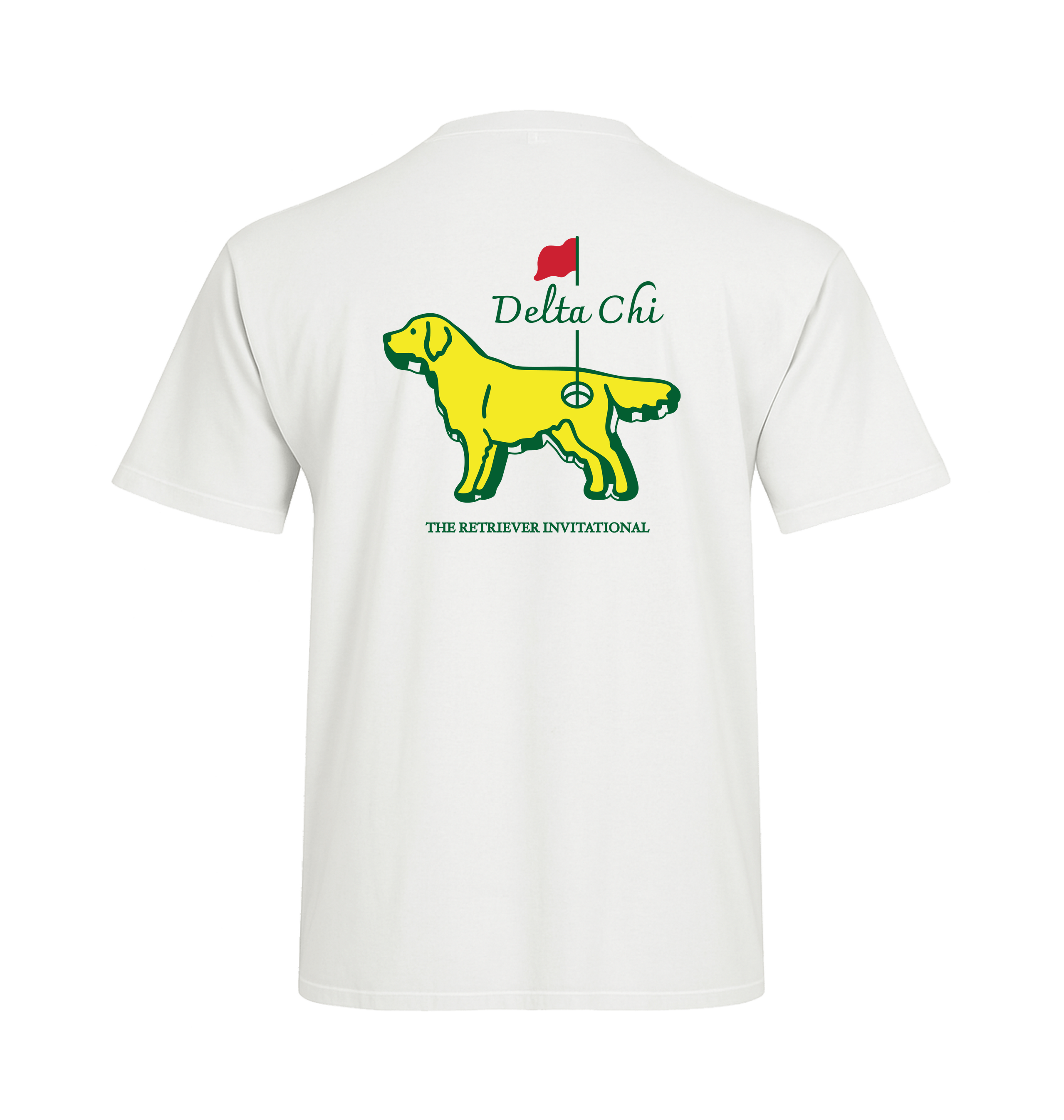 White Printed T-shirt Back