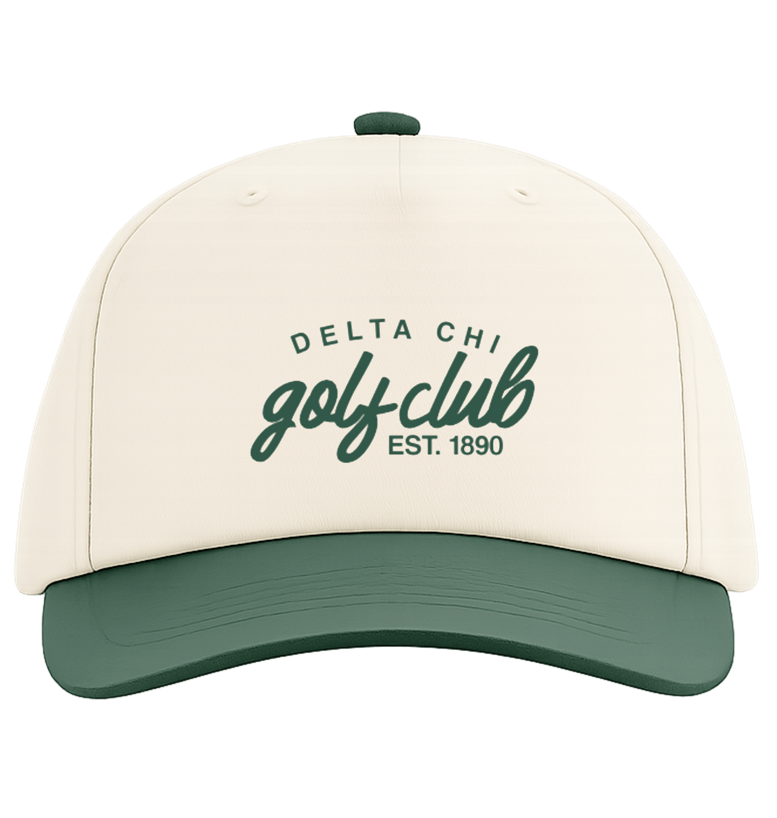 Cream/Dark Green Caps Front