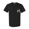 Black Printed Premium T-Shirt Front