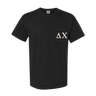 Black Printed Premium T-Shirt Front