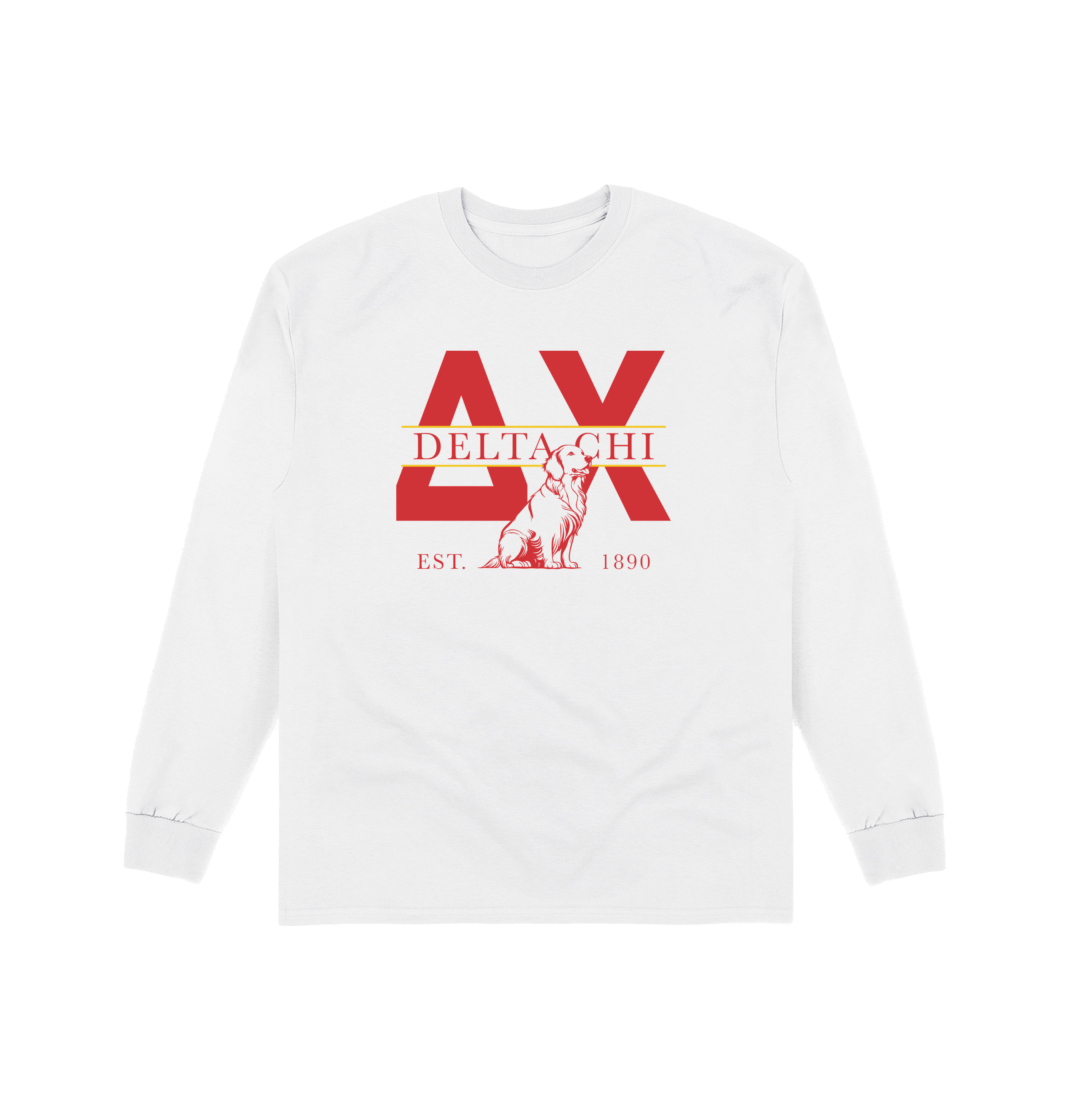 White Printed Sweater Front