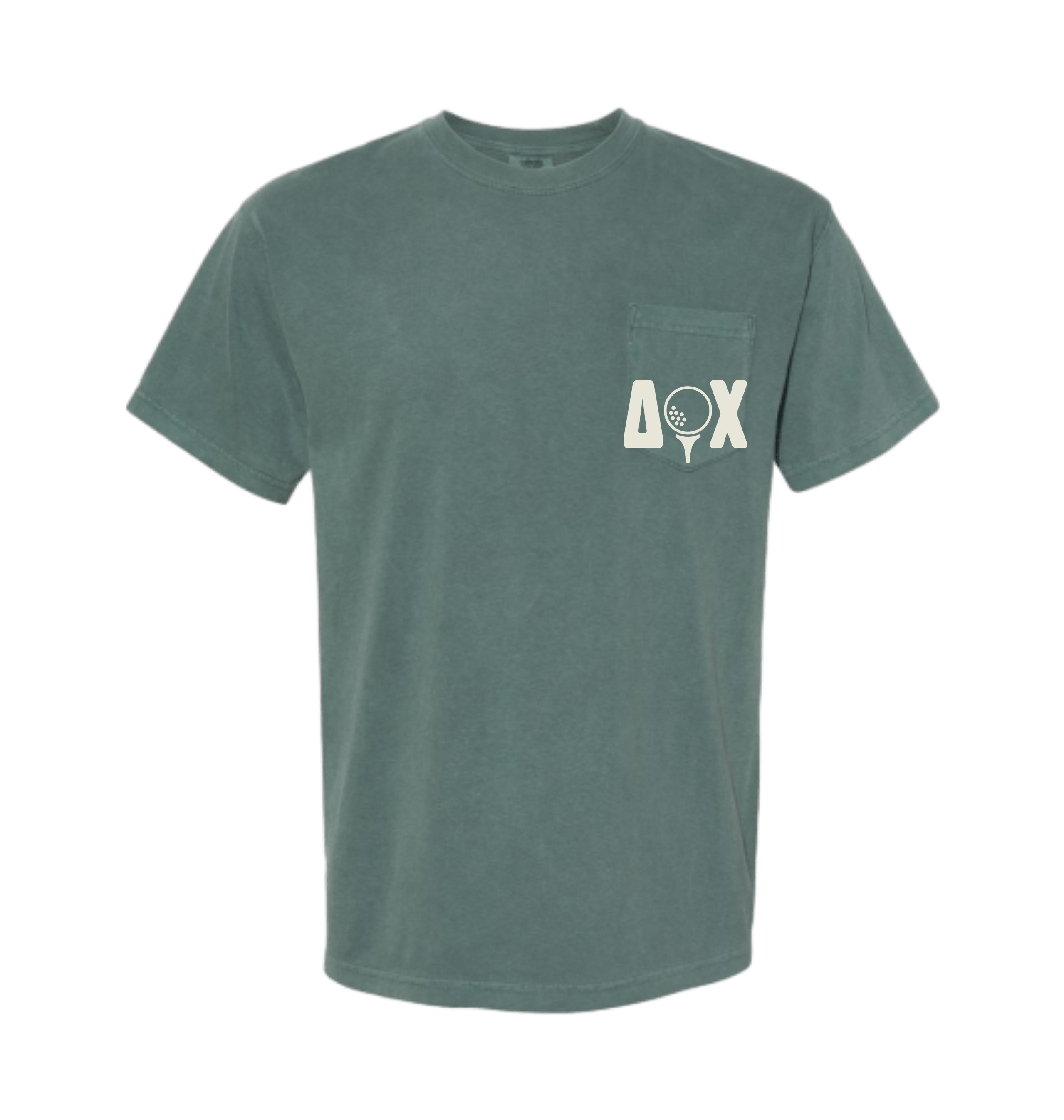 Blue Spruce Printed Premium T-Shirt Front
