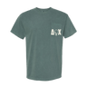 Blue Spruce Printed Premium T-Shirt Front