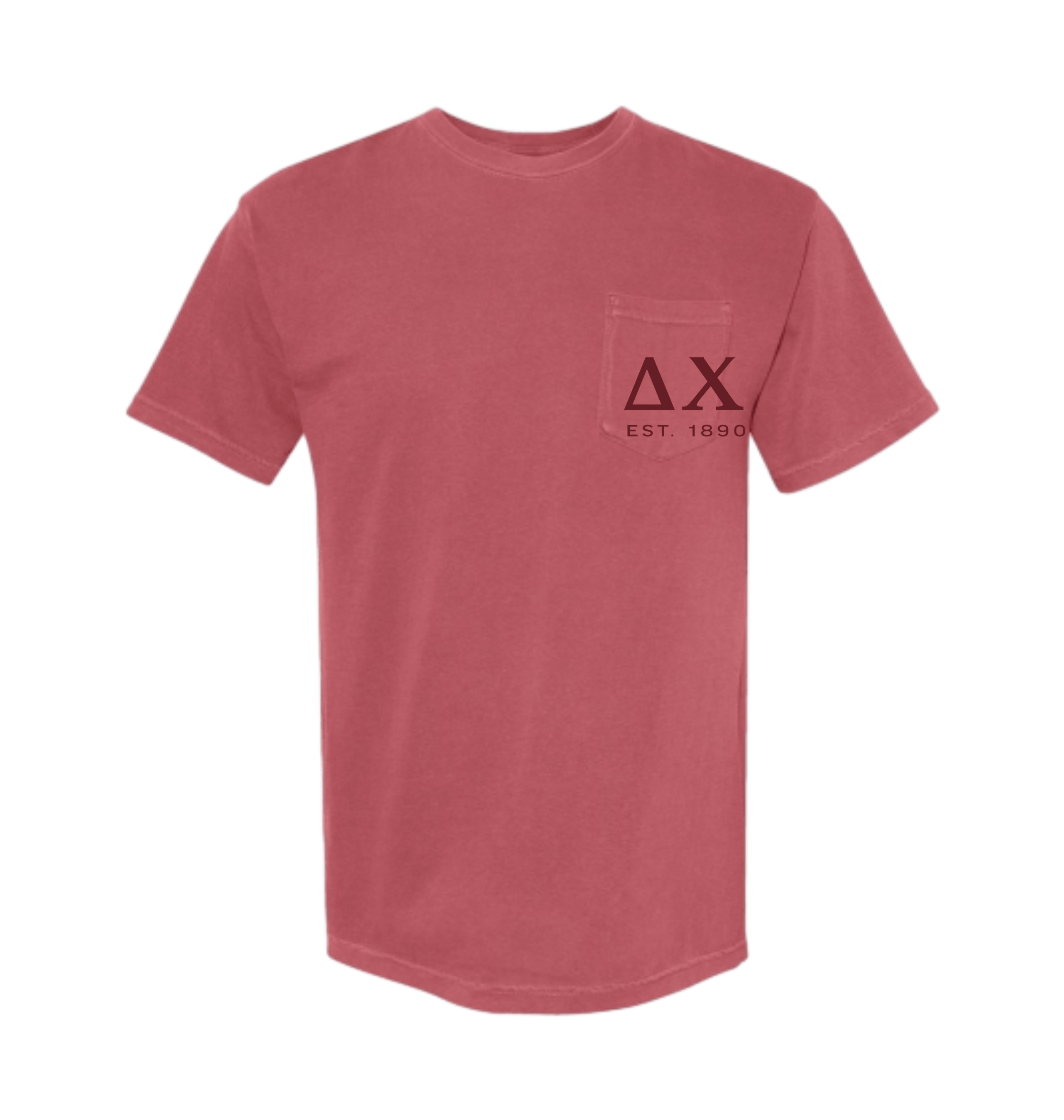 Crimson Printed Premium T-Shirt Front