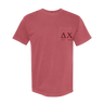 Crimson Printed Premium T-Shirt Front