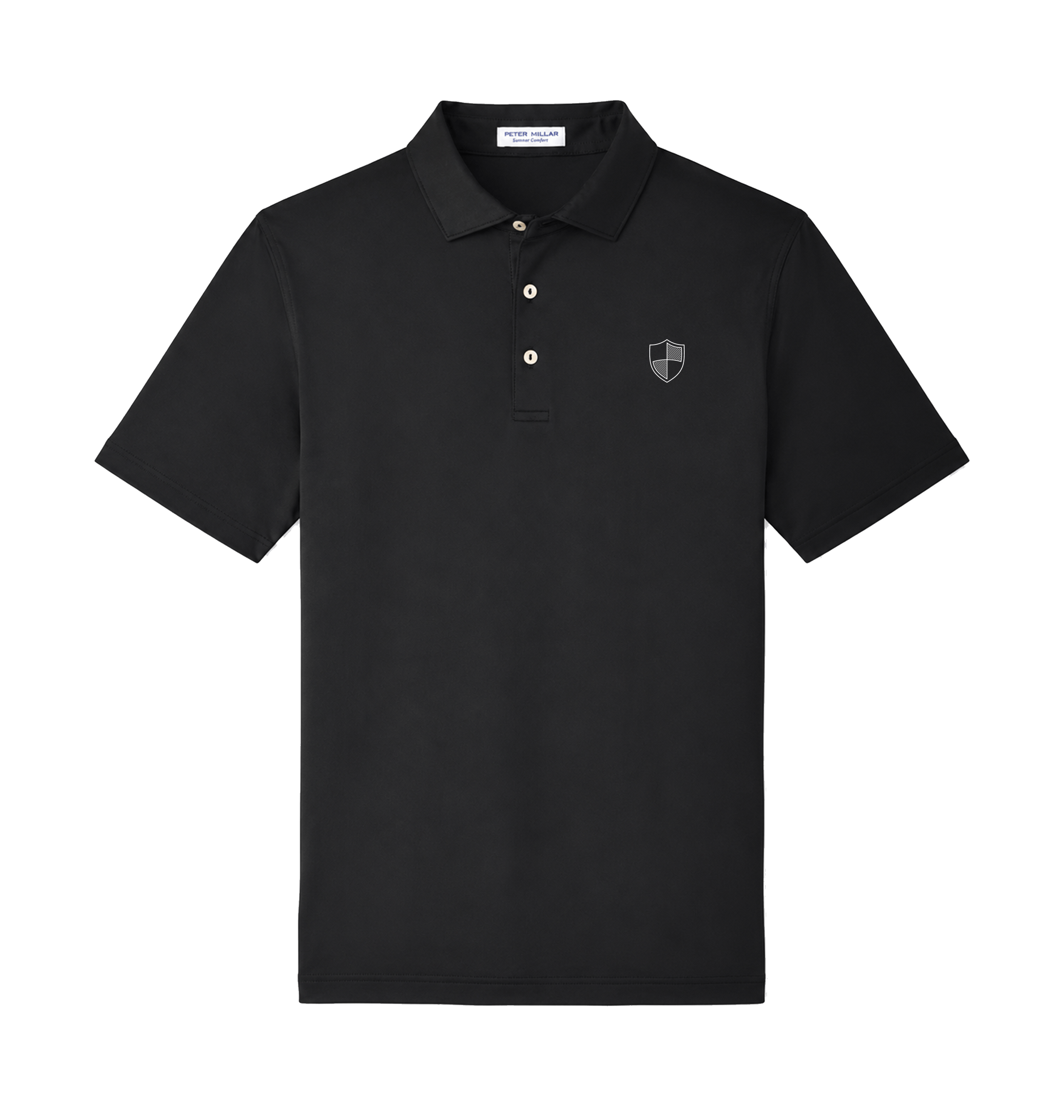 Black Polo Shirt Front