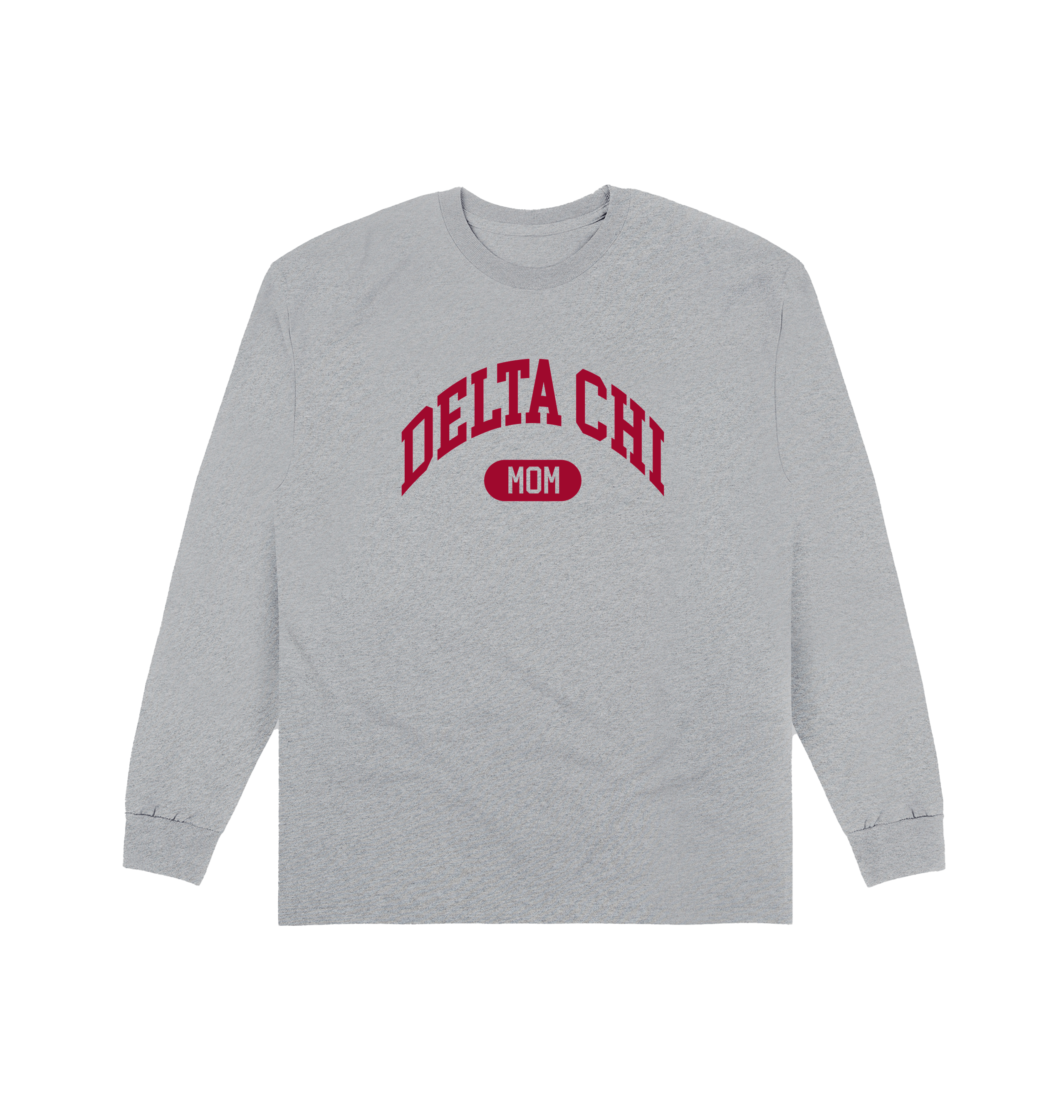Ringspun Sport Grey Printed Sweater Front