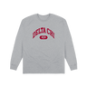 Ringspun Sport Grey Printed Sweater Front