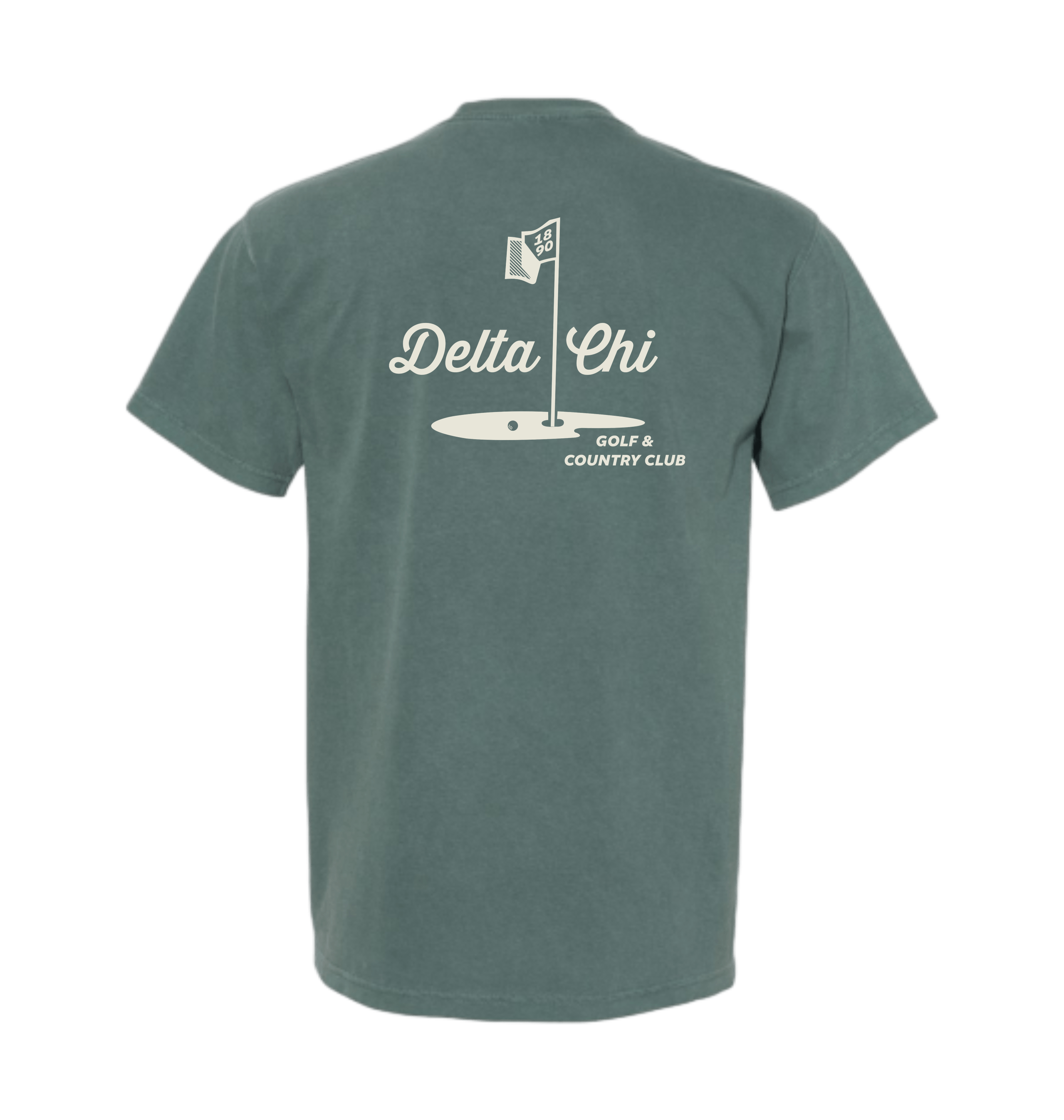 Blue Spruce Printed Premium T-Shirt Back