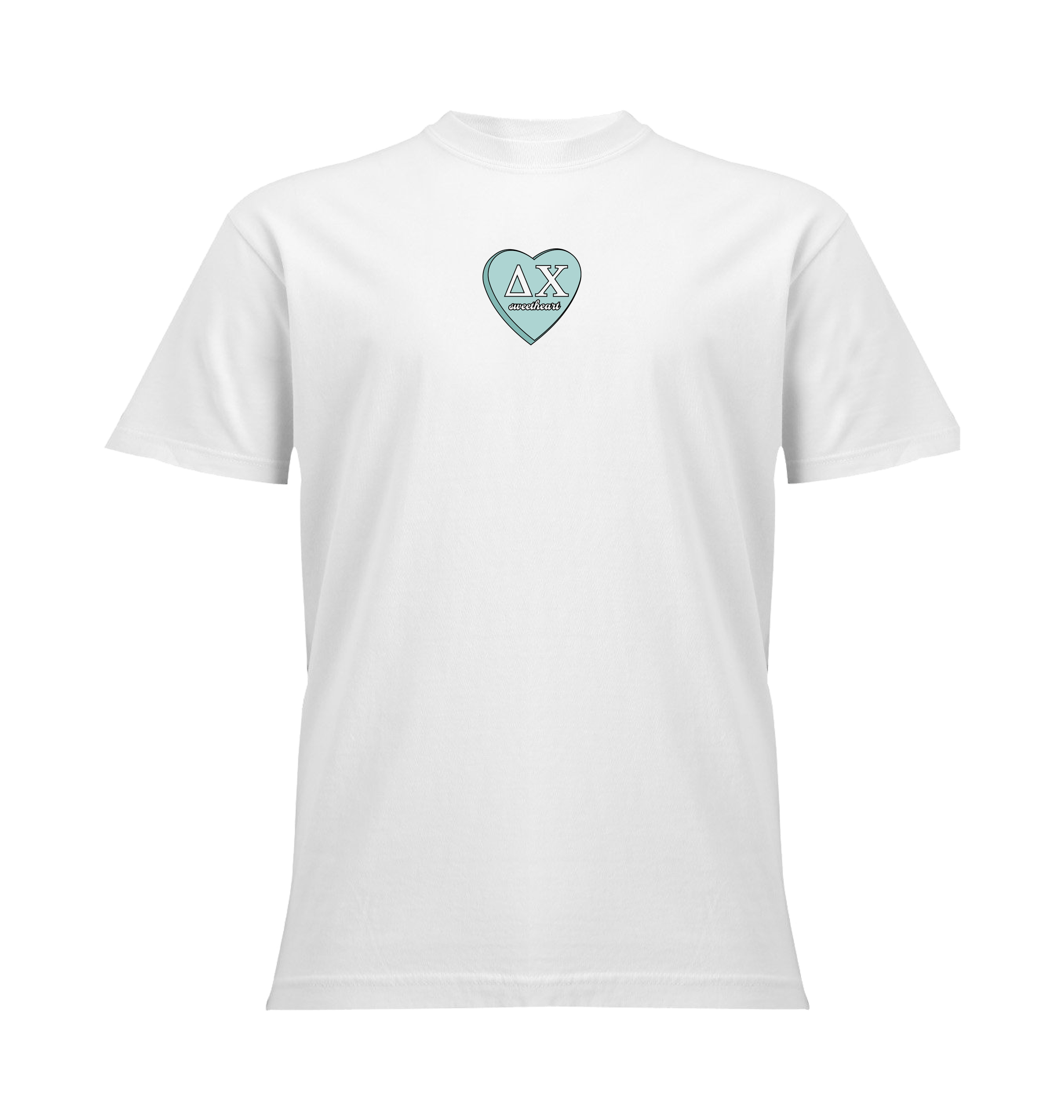 White Printed T-shirt Front