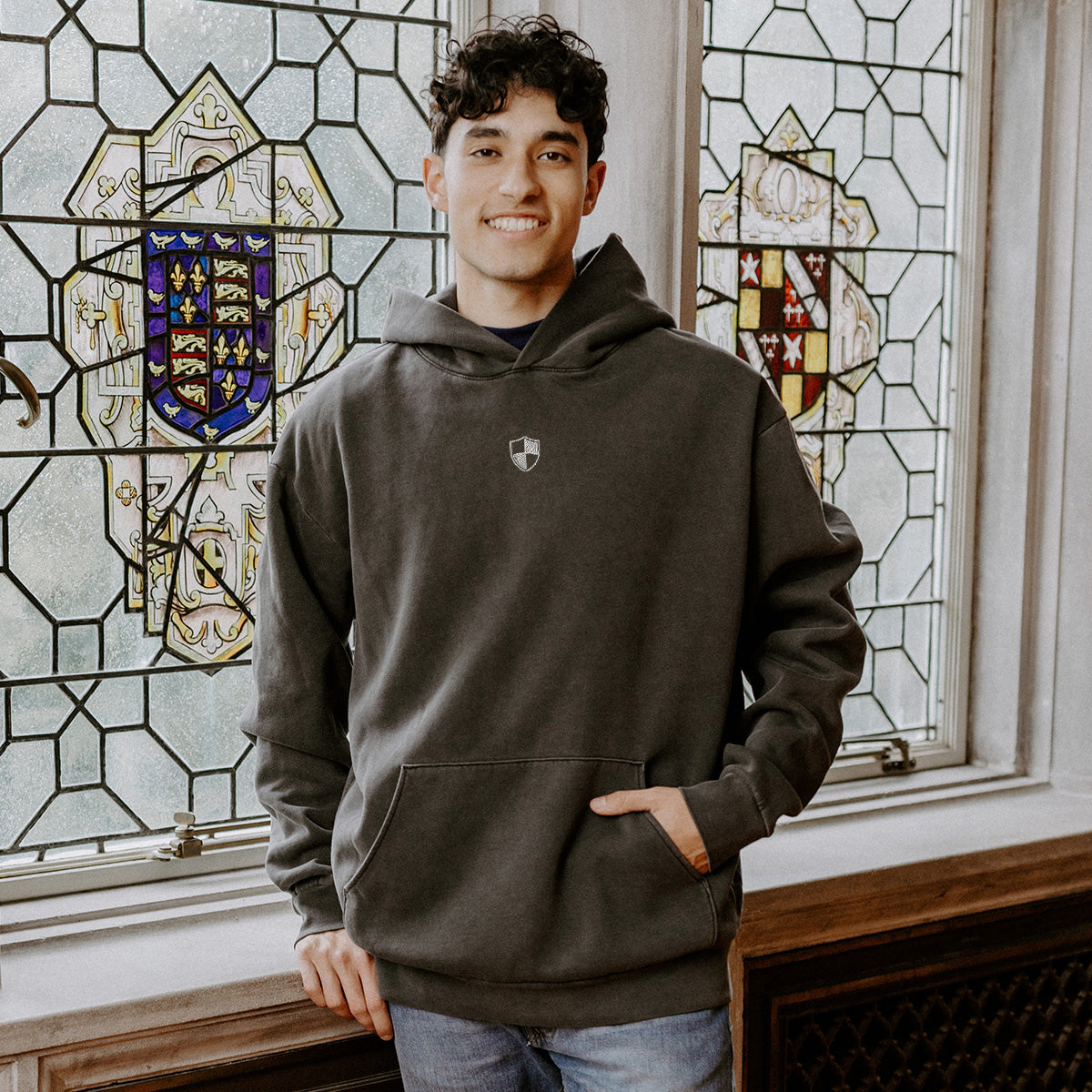 New! Delta Chi Embroidered Heavyweight Hoodie