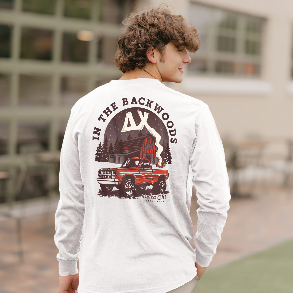 Delta Chi Country Roads Long Sleeve Tee