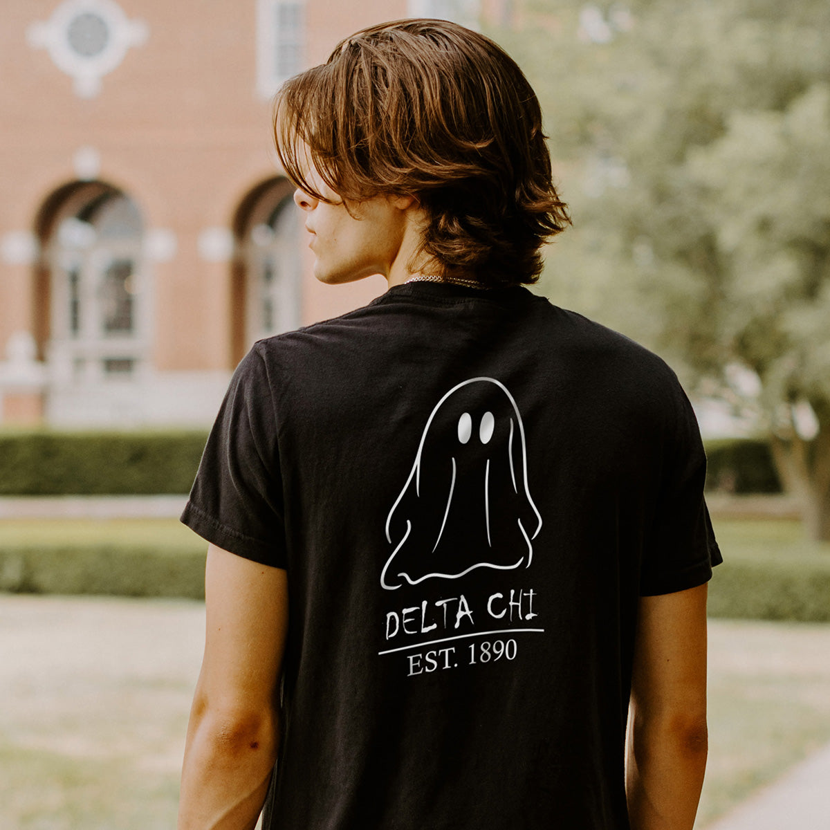 Limited Edition Delta Chi Black Ghost Short Sleeve Tee