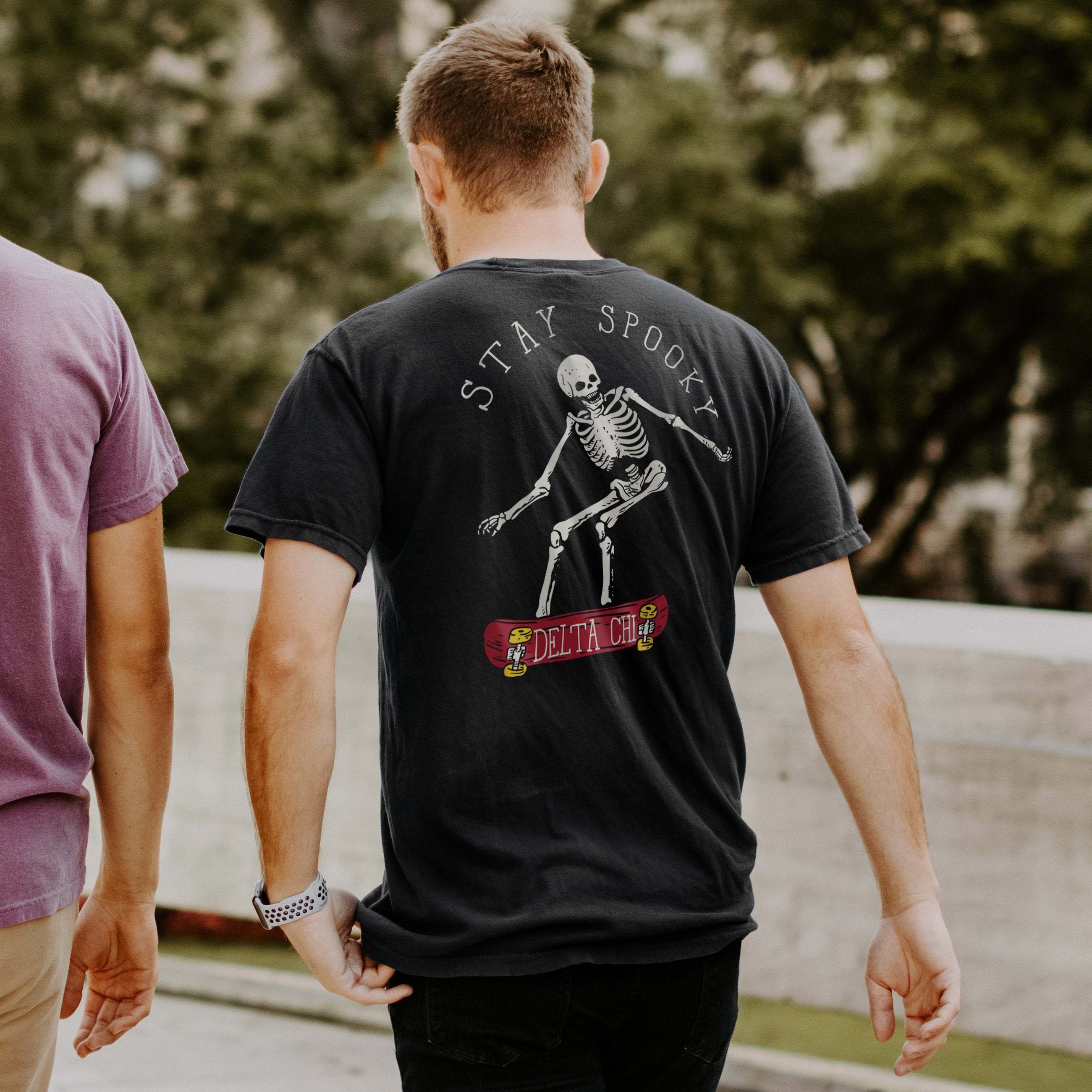 Delta Chi Comfort Colors Stay Spooky Short Sleeve Tee | Delta Chi | Shirts > Short sleeve t-shirts