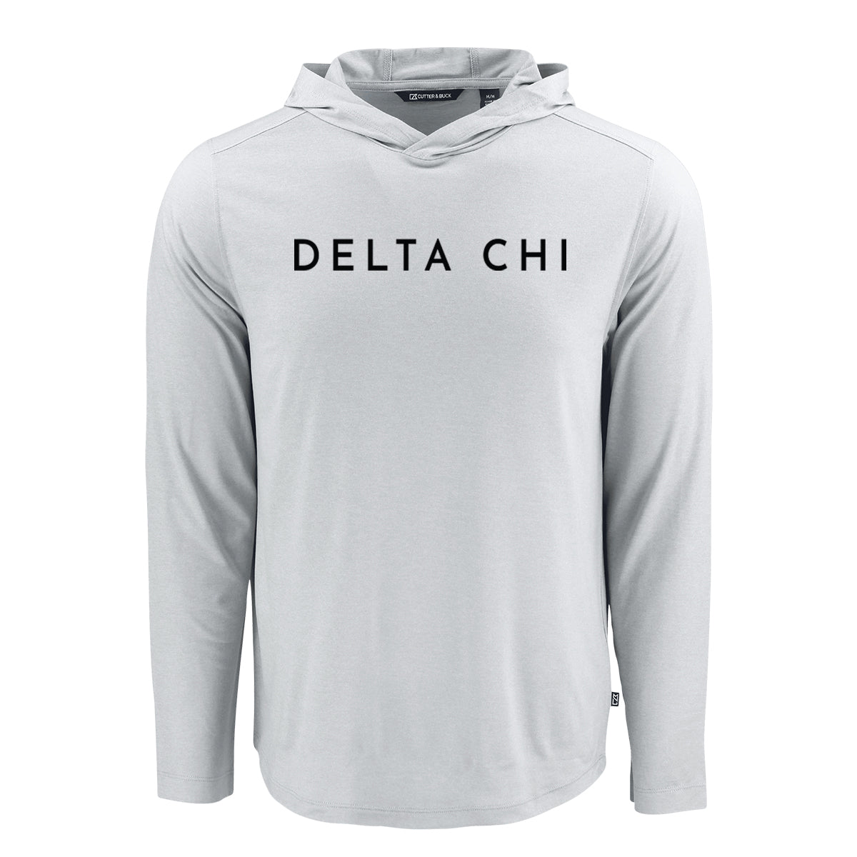 Delta Chi Frat Cutter & Buck Lightweight Performance Hoodie.