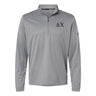 Delta Chi Frat Grey Adidas Lightweight Performance 1/4 Zip.
