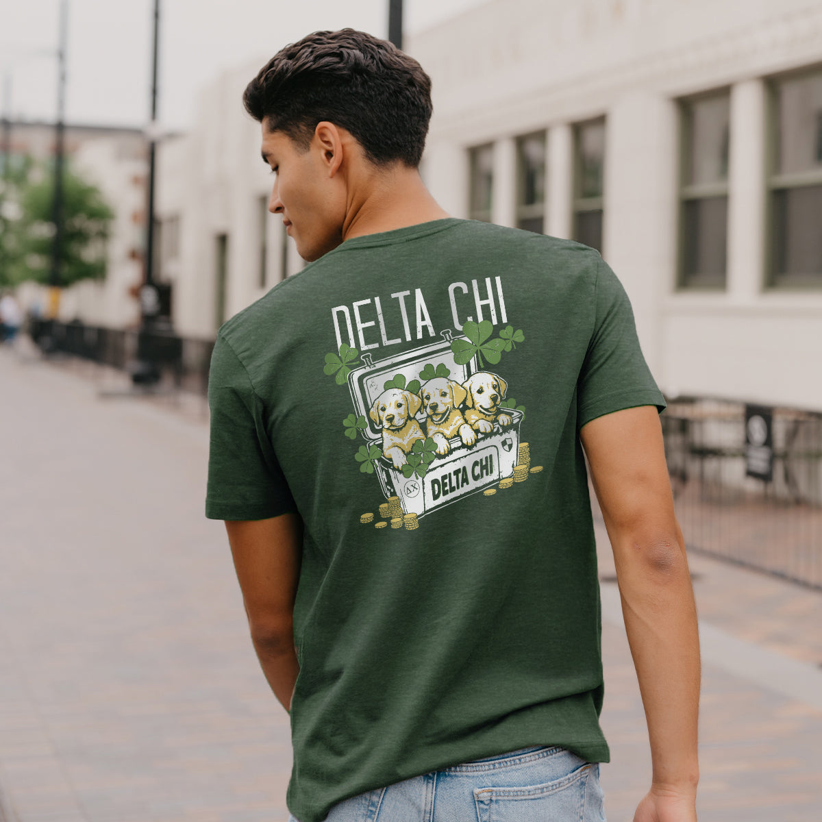 Comfort Colors Delta Chi Pot O' Gold Tee