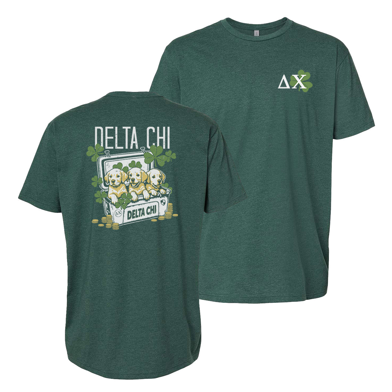 Green Delta Chi St.Patrick's t-shirt
