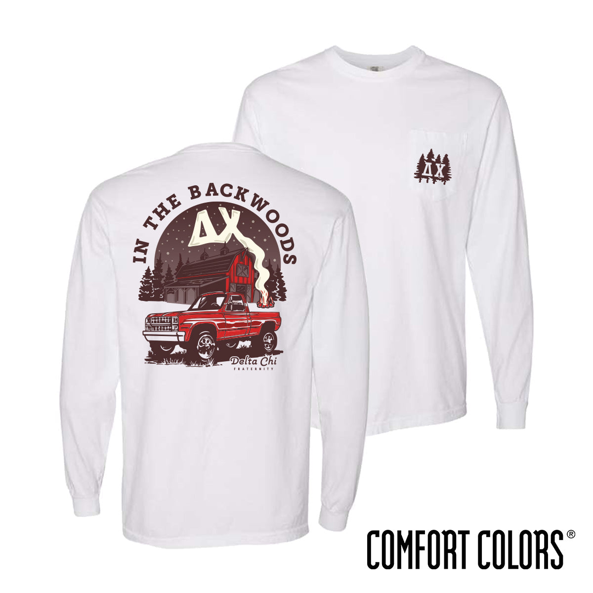 Delta Chi Country Roads Long Sleeve Tee