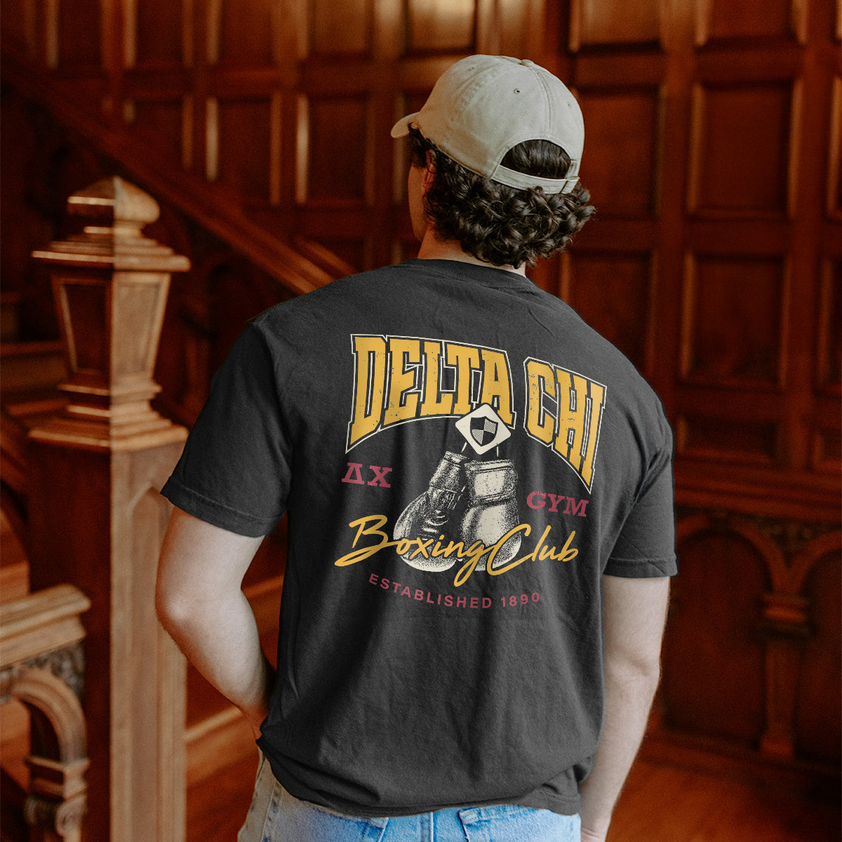 New! Delta Chi Boxing Club Short Sleeve Tee