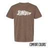 Delta Chi Comfort Colors Brown Pennant Short Sleeve Tee