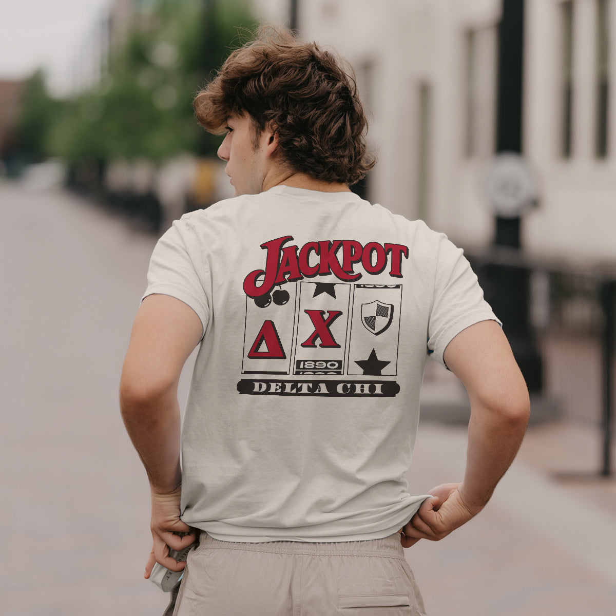 Comfort Colors Delta Chi Jackpot Tee