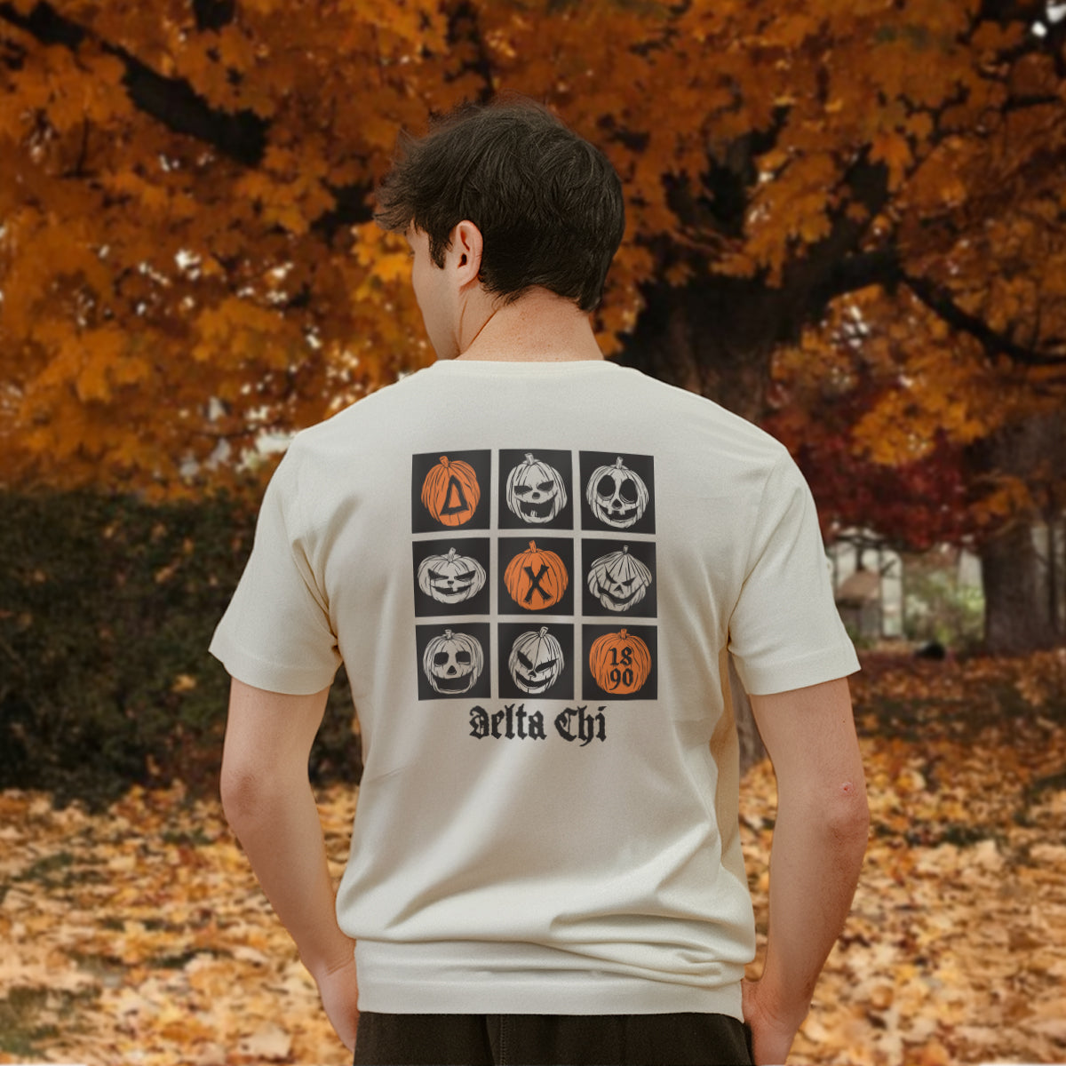 New! Delta Chi Jack-O-Letter Tee