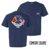 Delta Chi Comfort Colors Navy Patriot tee | Delta Chi | Shirts > Short sleeve t-shirts