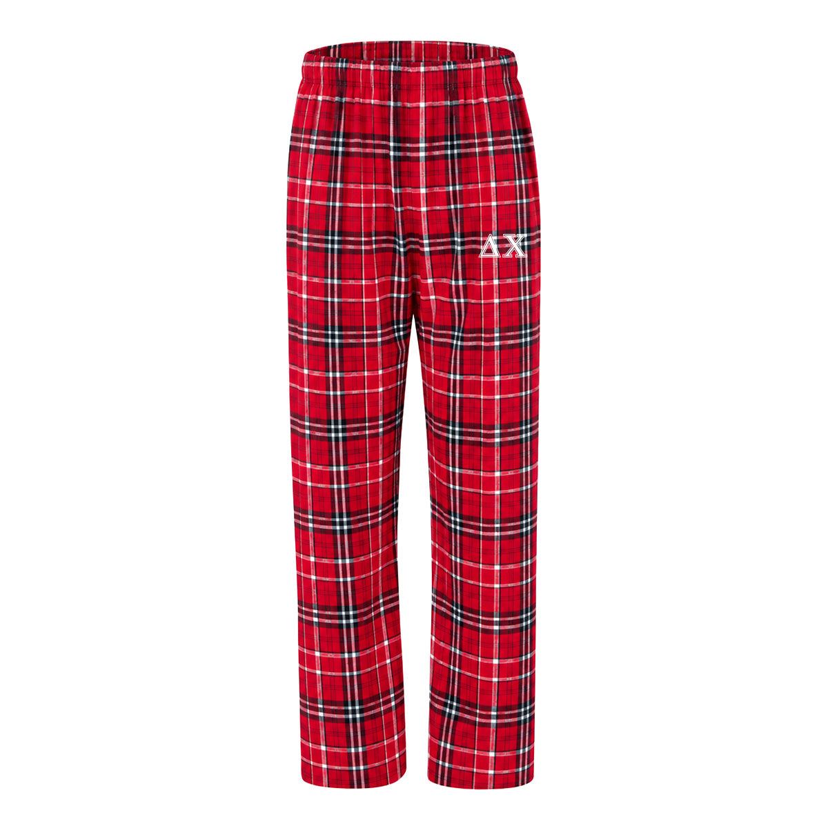Delta Chi Red Plaid Flannel Pants