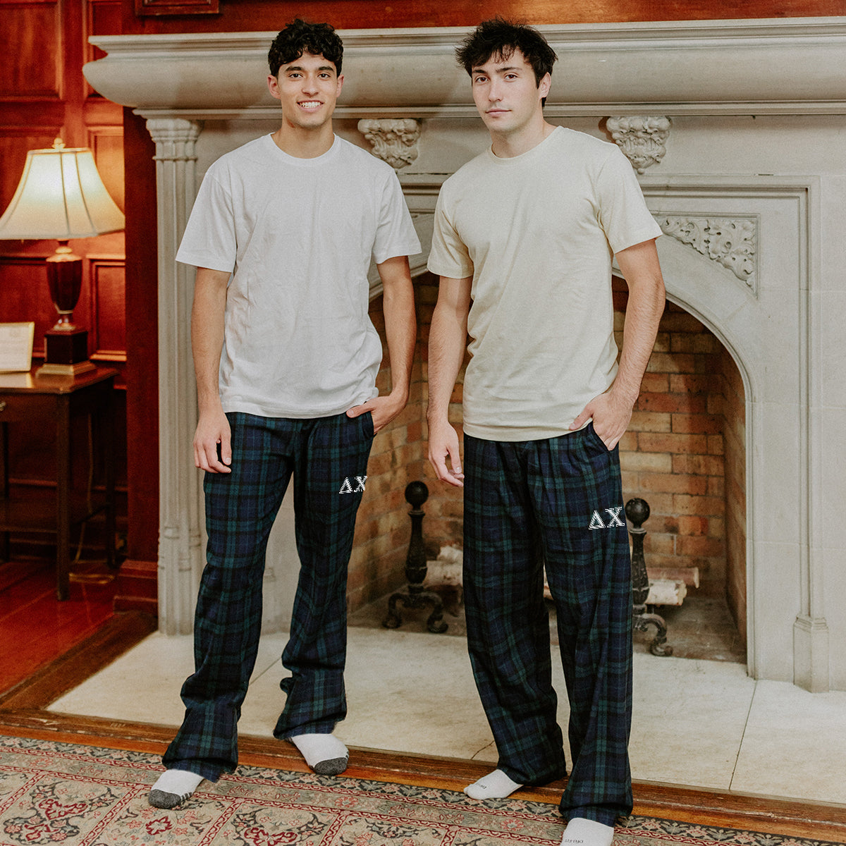 Delta Chi Blackwatch Plaid Flannel Pants