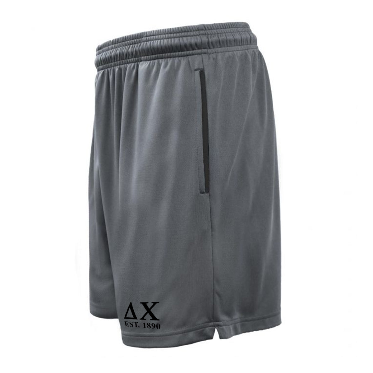 Delta Chi 7in Grey Pocketed Shorts