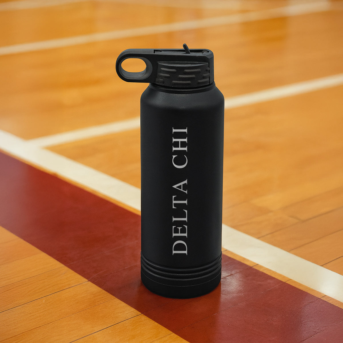 Delta Chi  Black Water Bottle