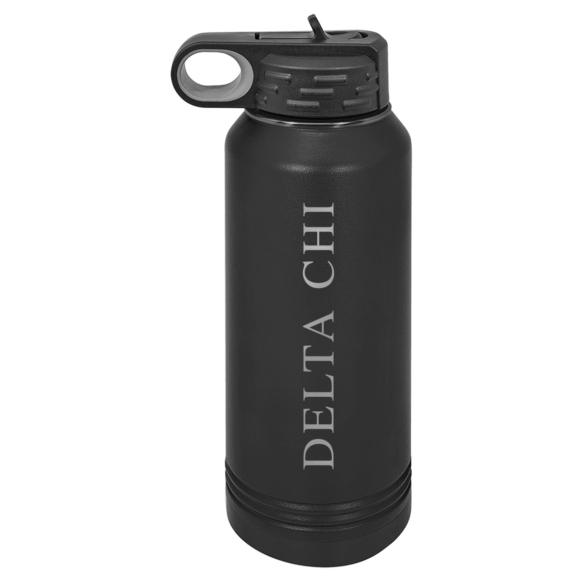 Delta Chi Black Water Bottle