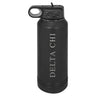 Delta Chi Black Water Bottle