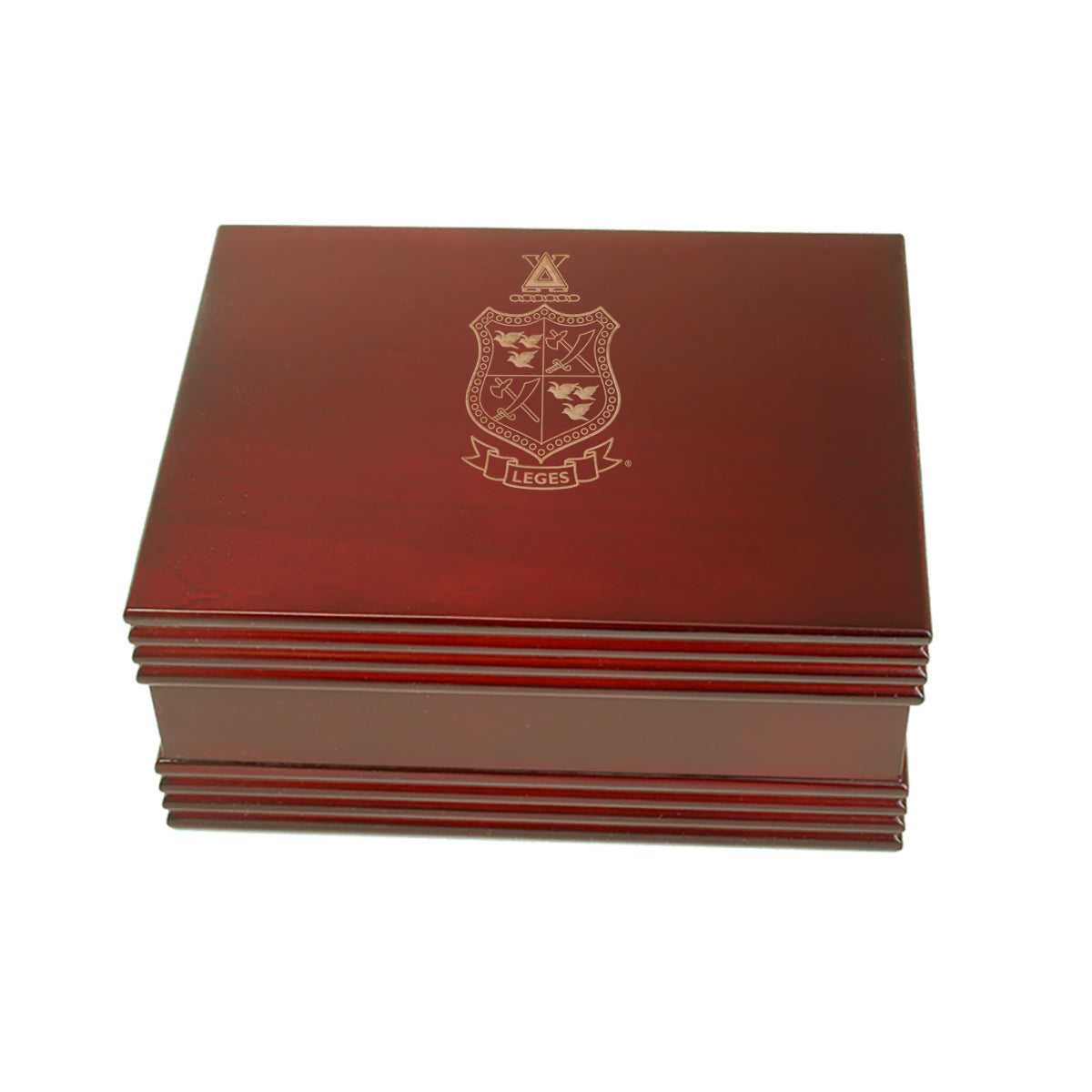 Delta Chi Deluxe Engraved Rosewood Box