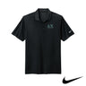 Delta Chi custom Black Nike polo for the Coastal Carolina fraternity chapter.