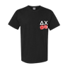 Black Printed Premium T-Shirt Front