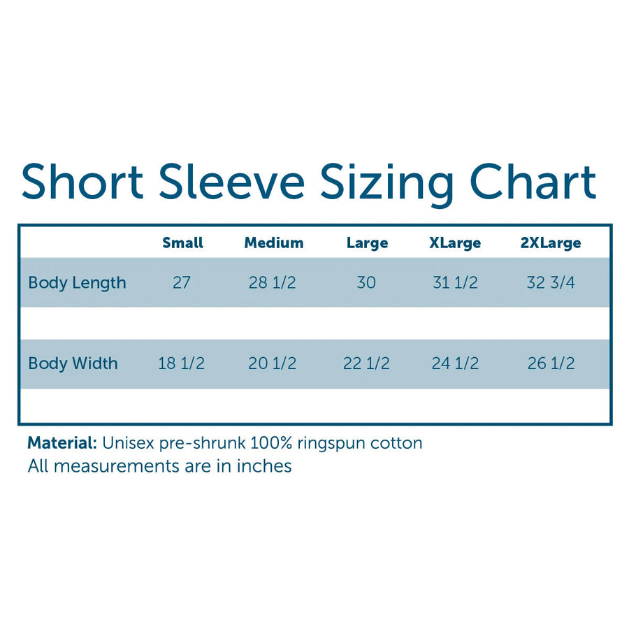 Comfort Colors Size Chart