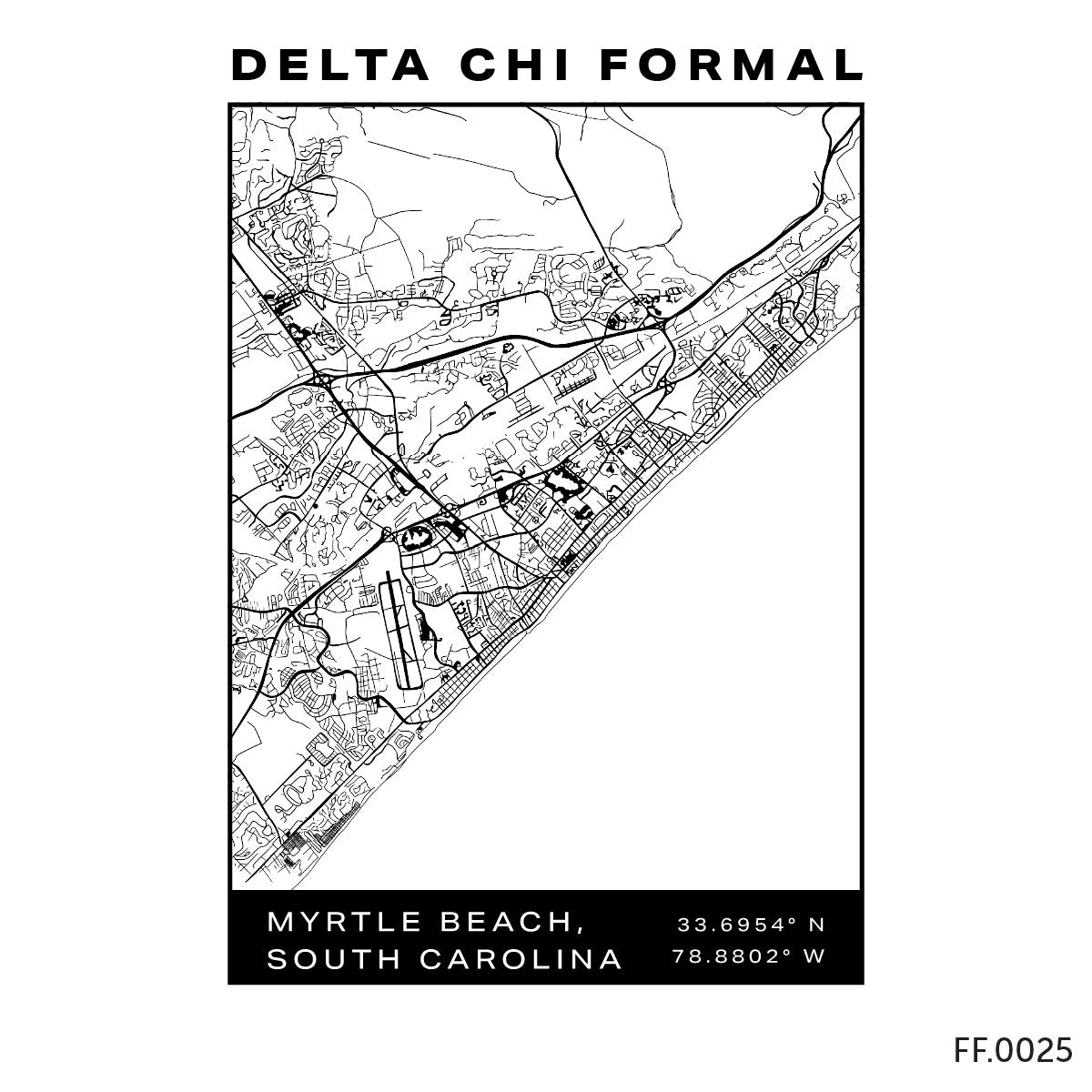 Delta Chi Myrtle Beach Formal Tee